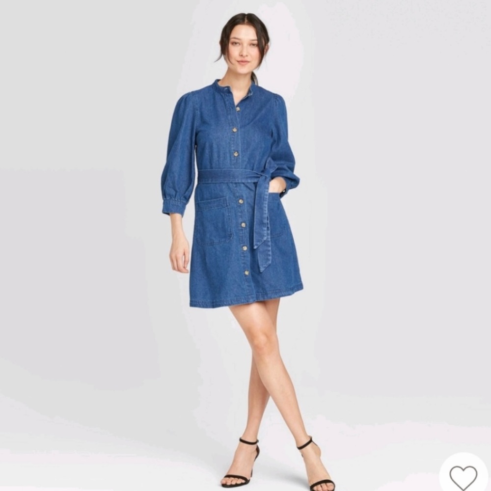 Who What Wear Denim Dress